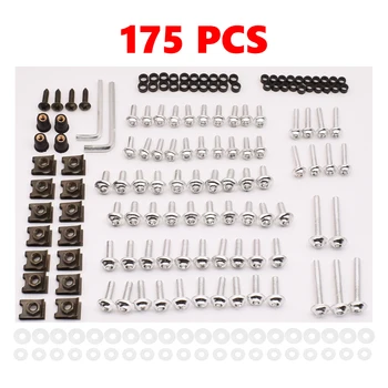 

Universal Motorcycle Fairing Screw Spring Bolts Kit Body Fastener Clips For yamaha xt 600 mt10 mt 09 tracer suzuki drz/ltz 400