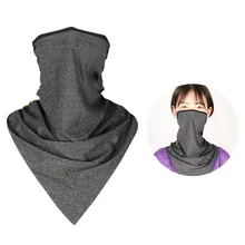 Ледяная Шелковая Маска от солнца ветрозащитная велосипедная мотоциклетная полумаска для лица летняя Солнцезащитная УФ-защита дышащие наружные маски#1226