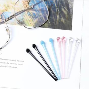 

200pcs(100pairs) Anti slip Plastic Temple Tips For Metal Temple Glasses Eyewear Temple Tips imitate acetate Eyeglasses temple