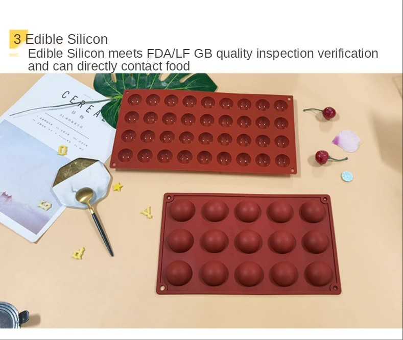 Silicone mold silicone baking pan for pastry molds bakeware sphere ball mold silicone mold for pops cake mold Silicone bakeware