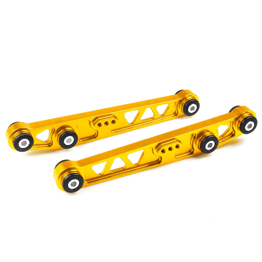 Gold One pair Rear Lower Control Arm Subframe Brace Tie Bar Arms ASR Kit For Honda For Honda Civic 88-95 EG ARM JDM LCA - Цвет: Gold