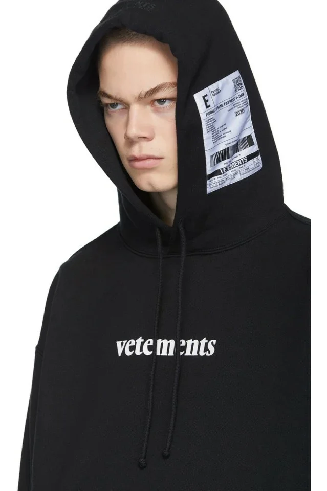 Vetements-Sudadera con capucha para hombre y mujer, parche para Sudadera con capucha bordado, ropa informal de algodón de alta calidad 1:1, Hip Hop, unisex