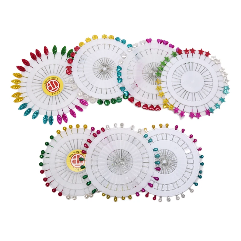 120 Piece Multicolor Flower Heart Scarf Shawl Pins Hijab Pins Dressmaking  Pins Fashion Jewelry