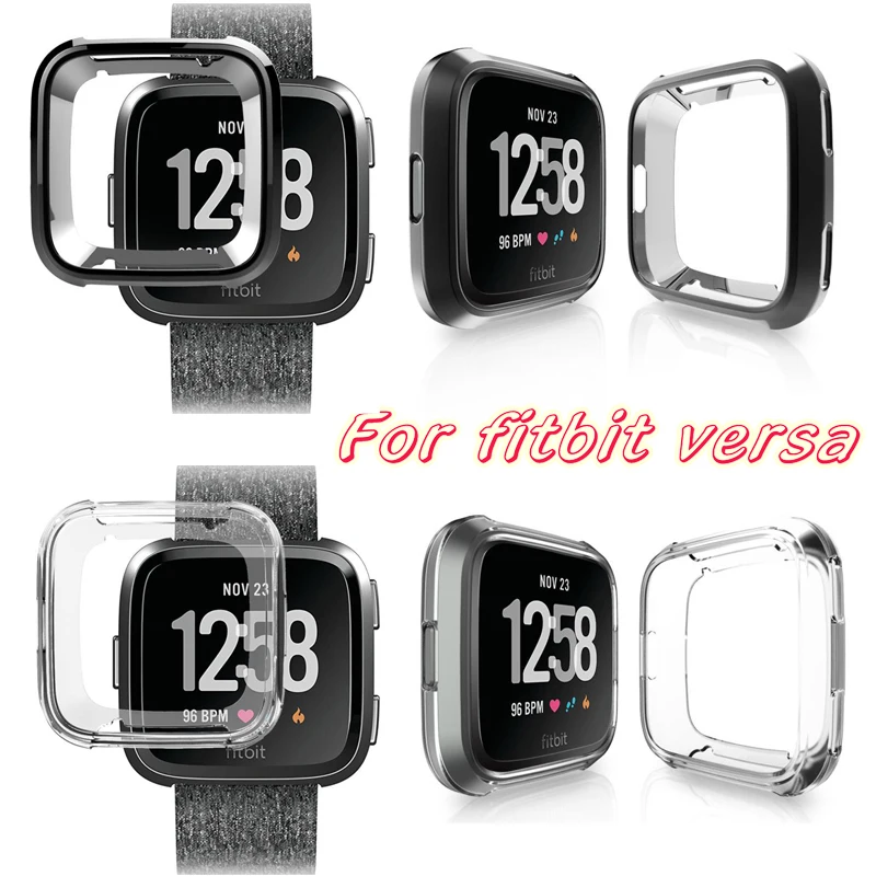 YHNUJM модные мягкие защитные чехлы из ТПУ Для Fitbit Versa Смарт-часы для фитнеса