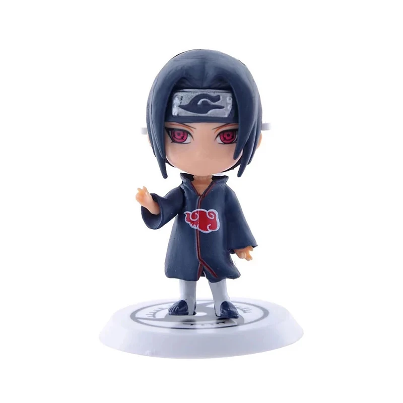 6 Pcs/Set of 19Q Version 7cm Blast Anime Doll Hand-made Sasuke Kakashi Can Give Birthday and Christmas Gifts Children's Toys | Игрушки и