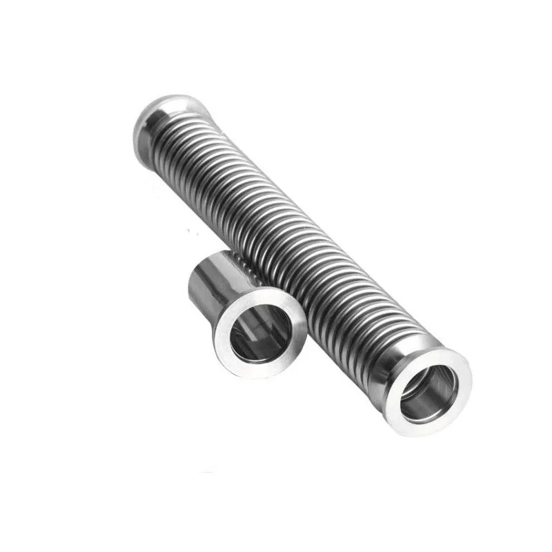 

SS 304 Flexible Vacuum Pipe Bellows Exhaust Flex Bellows Expansion Bellows Joint Hose Bellows Assembly KF16 1200-4000mm Length