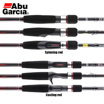 شراءصنارة صيد الأسماك من Abu Garcia جديدة باللون الأسود Max BMAX صنارة صيد الأسماك بطول 1.98 متر 2.13 ملم مللي أمبير في الساعة صنارة صيد دوارة من الكربون