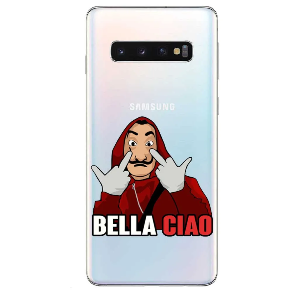 La casa de papel Tokio испанский ТВ мягкий ТПУ чехол для телефона samsung Galaxy M20 M10E S6 S7 S8 S9 S10 Edge Plus Note8 Note9