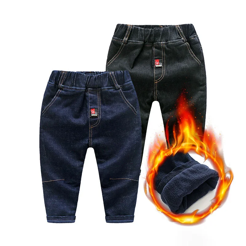 Г., кашемировые джинсы для упражнений утепленные хлопковые зимние детские брюки для мальчиков и девочек теплые штаны-шаровары для малышей Одежда для детей