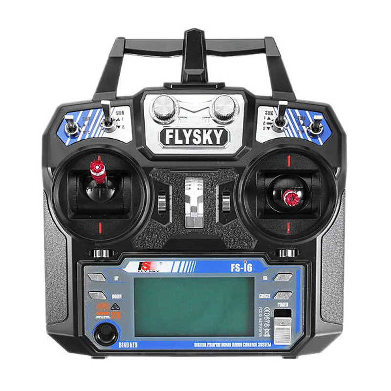 

FlySky FS-i6 2.4G 6CH AFHDS RC Radion Transmitter With FS-iA6B Receiver for RC FPV Drone