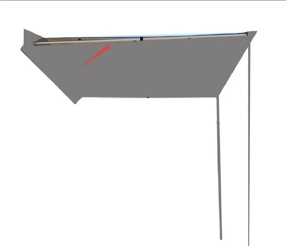 

DANCHEL OUTDOOR Car side awning top pole crossbar pole size 3m, 1pcs