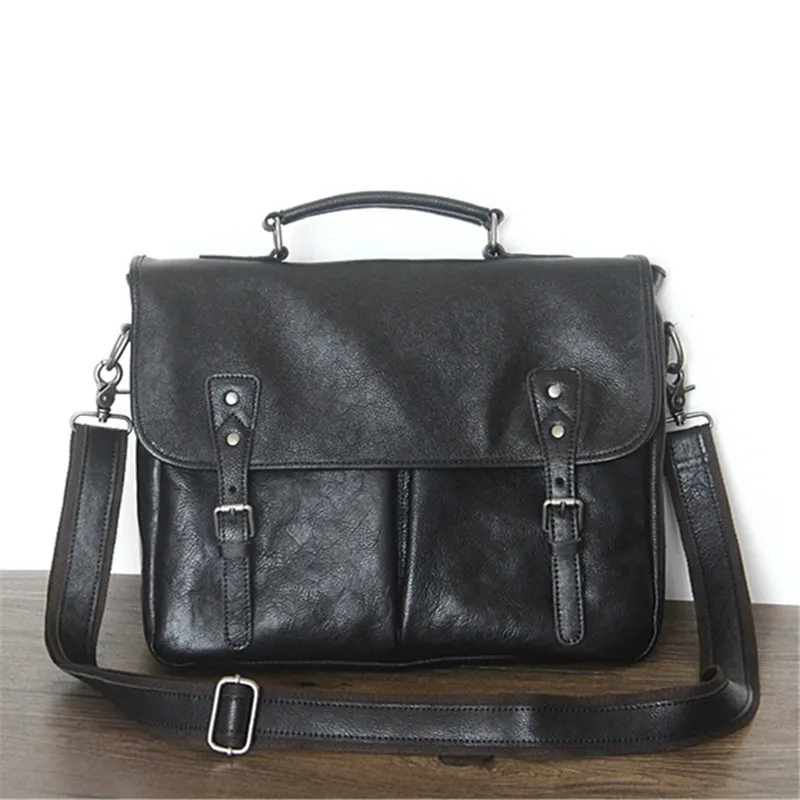high end leather briefcase