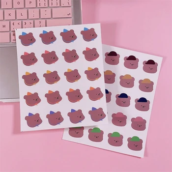 

20Pcs/Pack Cartoon Cute Korea Style Ins Cartoon Bear Sticker DIY Scrapbooking Album Diary Label Decoration Stickers