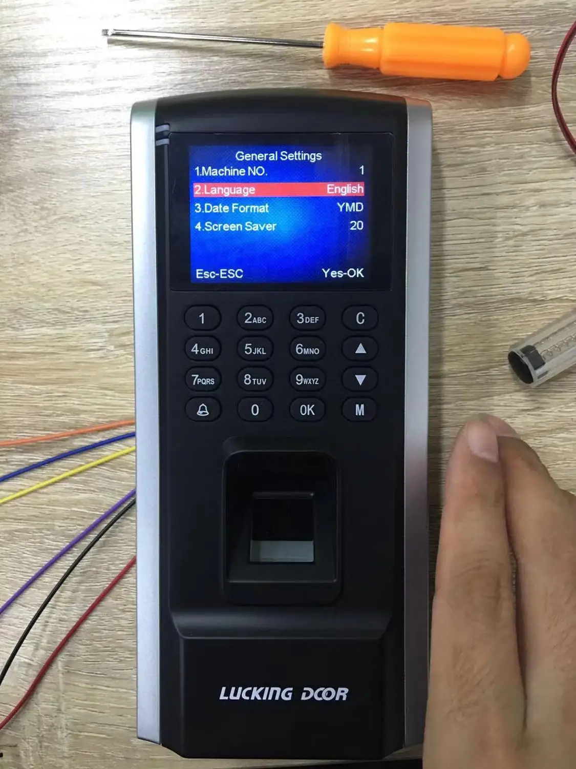 LUCKING дверь контроля доступа отпечатков пальцев посещаемость сотрудников RFID биометрический доступ TCP/IP USB порт