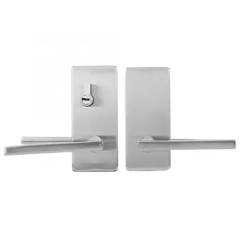 

0.4- 0.6in Double Glass Door Handle Lock Stainless Steel Right-Handed Silver