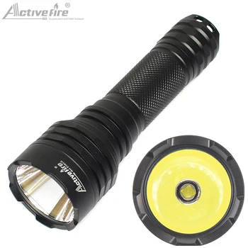 

Activefire LED Flashlight 21700 Battery Cree XHP50 High Power 2500lm Lamp Torch Light Powerful Flashlight Waterproof camp cycle