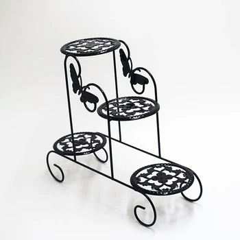 

Wrought Iron Office Desktop Fleshy Mini Flower Multifunctional Shelf Window To Receive The Balcony Flowerpot