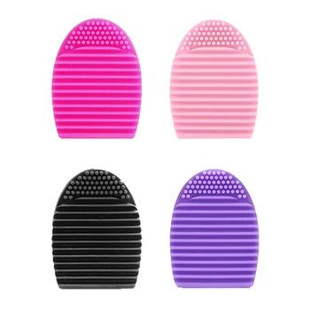 

Silicone Makeup Brushes Cleaning Pad Mat Brush Washing Tools Cosmetic Eyebrow Brush Cleaner Tool Scrubber Board Makeup Cleaning