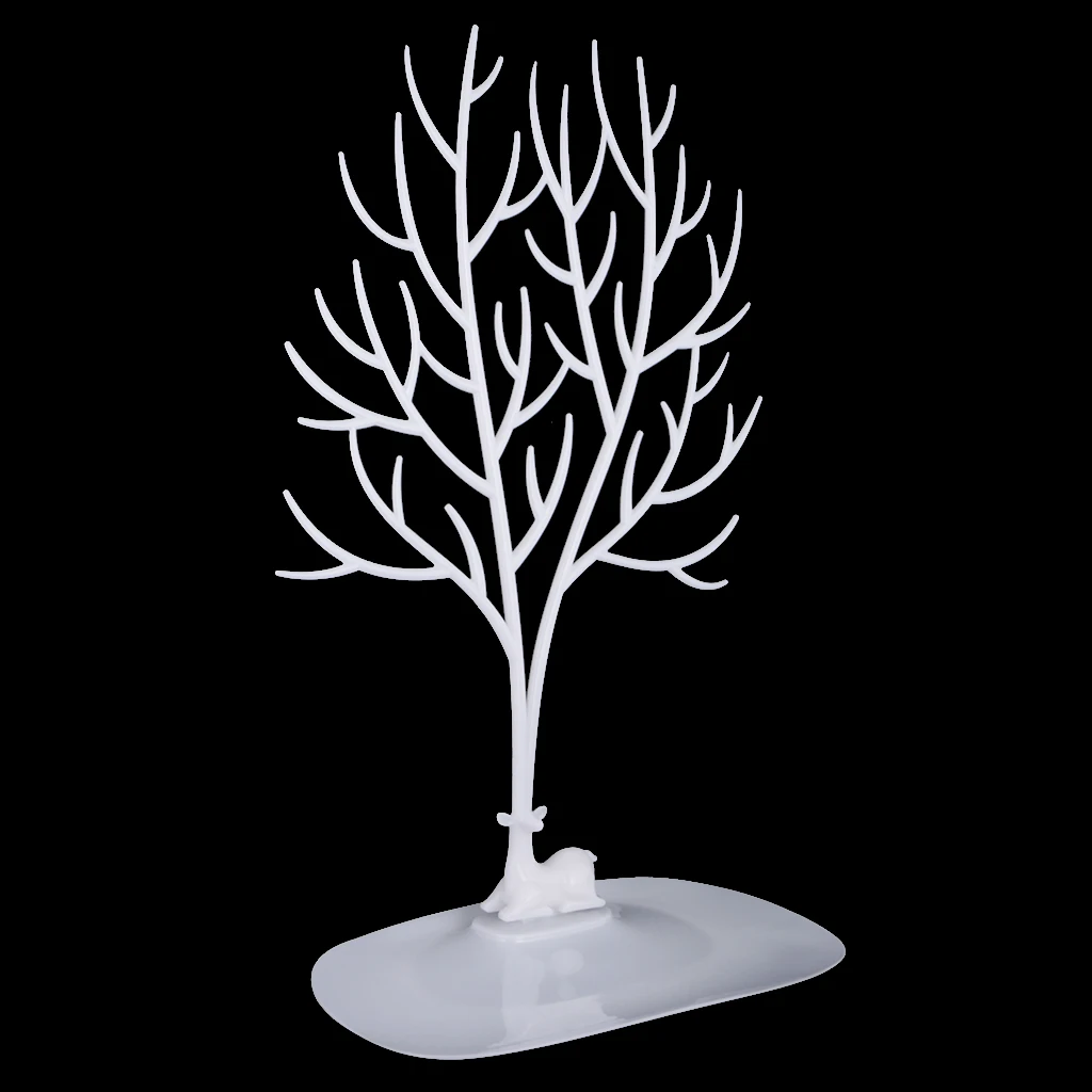 Олень Tree Дерево дизайн браслет ожерелье держатель серьги стенд ювелирный дисплей