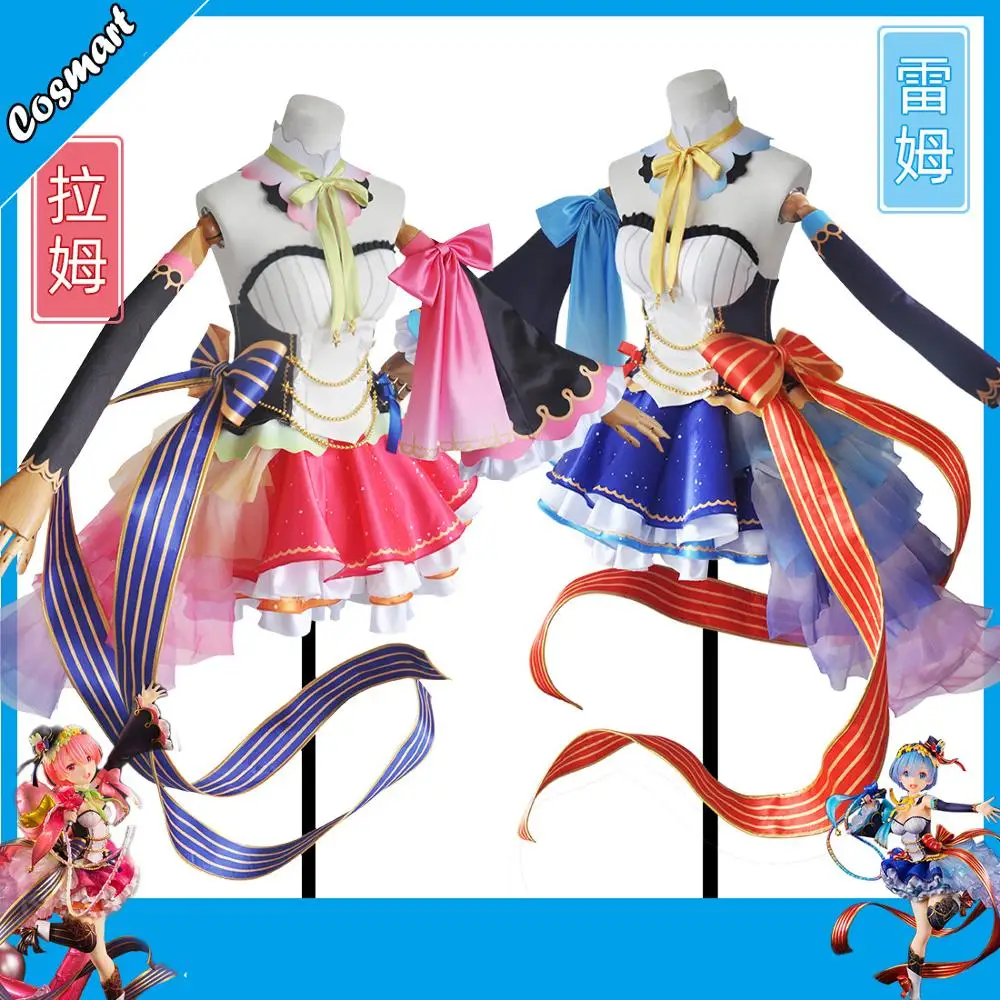 Аниме Re: жизнь в другом мире от нуля ОЗУ Rem Ver Idol платье лолиты форма карнавальный