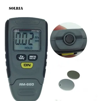 

LCD Magnetic Induction Measurement Thickness Meter Digital Coating Thickness Gauge Eddy Current Measurement Combo Gauge Meter