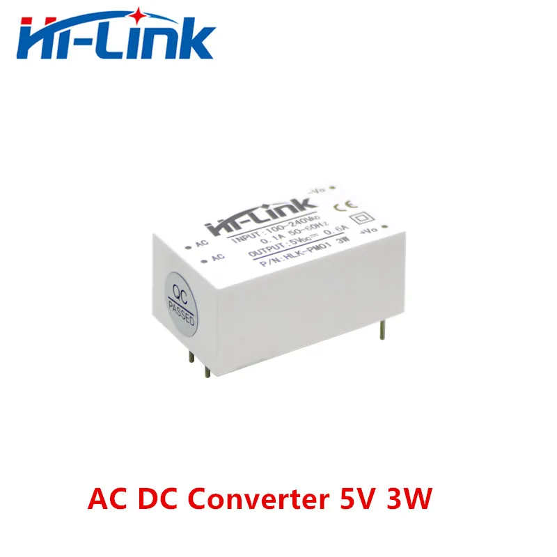 Бесплатная доставка 3 шт./лот HLK-PM01 AC DC 220 В до 5 3W 600 мА понижающий изолированный