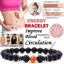 

Magnet Anklet Colorful Stone eight Loss Magnetic Therapy Bracelet Weight Loss Product Slimming Health Care jewelry health