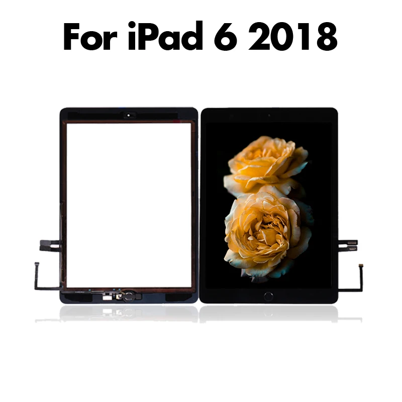 Для iPad 9,7(версия) для iPad 6 6th Gen A1893 A1954 сенсорный экран дигитайзер Сенсорная панель Кнопка Домой