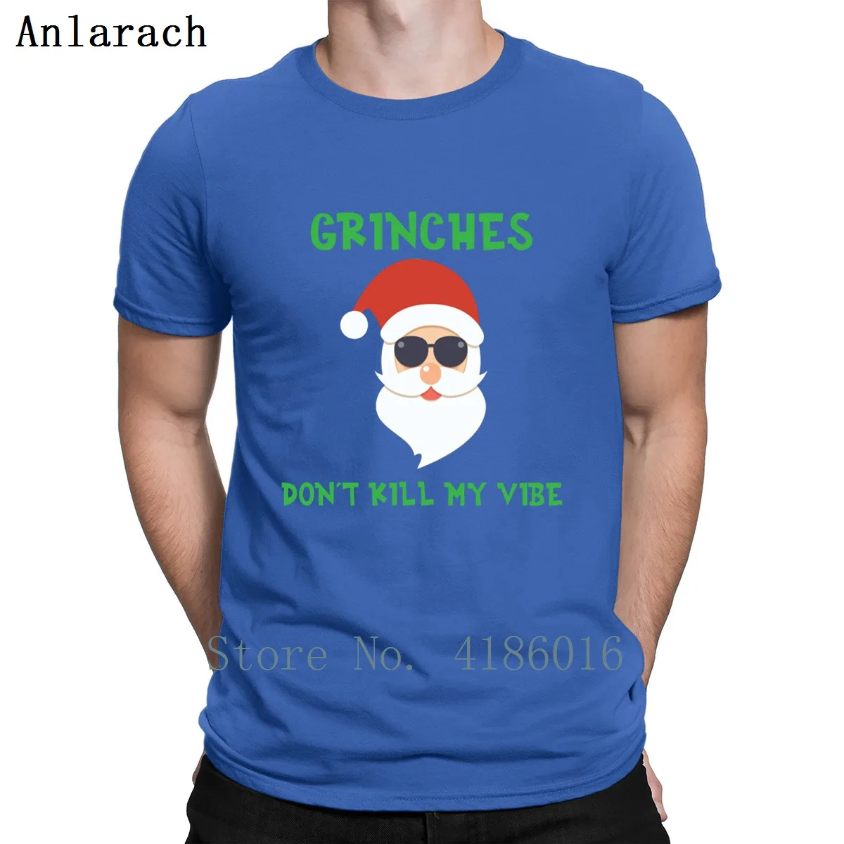 Grinches Don T Kill My Vibe/крутая футболка с Санта Клаусом графическая Весенняя Персонализированная хлопковая футболка для отдыха, размер S-5xl, стиль