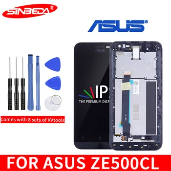 

Original 5.0"LCD For ASUS Zenfone 2 ZE500CL LCD Display Touch Screen with Frame Digitizer Assembly LCD For ASUS ZE500CL Display