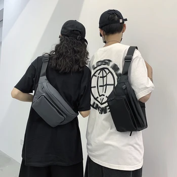 

Crossbody Bags for Women Birthday Gifts Waterproof Oxford Chest Belt Bag Women Men Zipper Outdoor Crossbody Waist Pouch