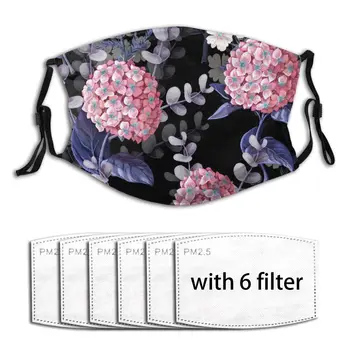 

Flowers Vector Image Windproof Breathable Anti Dust Mouth Mask Respirator Mask With Filter Breath Men Women Mask