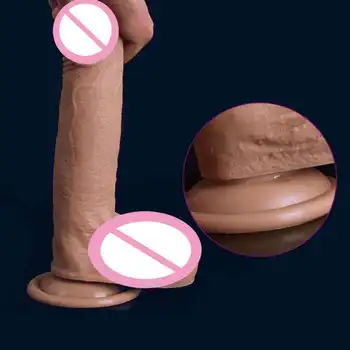 Realistic Dildo Suction Cup Penis Soft Dildos Female Masturbation Sex Shop Silicone Dick for Anal dildio for women sexy toys 5