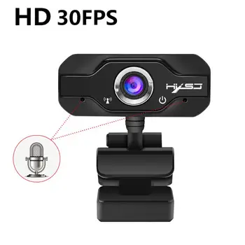 

HD Webcam Mini Computer PC WebCamera USB Driver-Free Built-In Dual Microphones for Live Broadcast Video Calling Conference Work