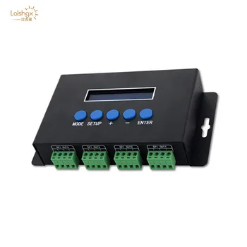 

BC-204 DC5V-24V Artnet to SPI DMX pixel light controller Eternet protocol input 680pixels*4CH One port(1X512 Channels) output