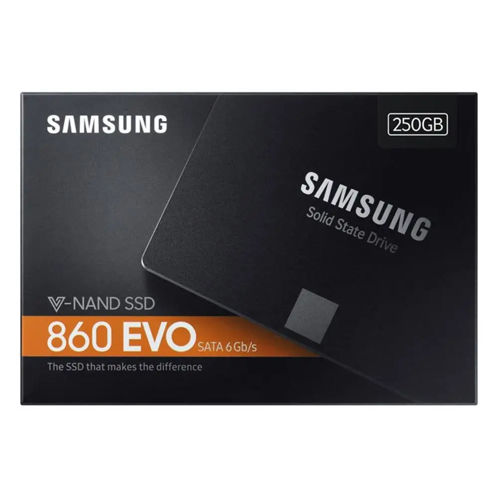 Original Samsung SSD 860 EVO interno sólido 250GB 500GB 1TB 2TB disco de estado HDD Disco Duro sapa