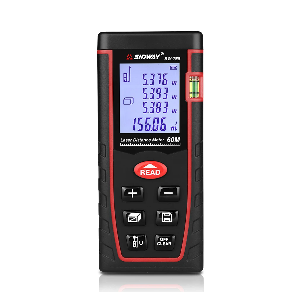 Digital Laser Distance Meter 40m 60m 70m 80m 100m 120m Laser Rangefinder range finder tape distance measure ruler Roulette tools