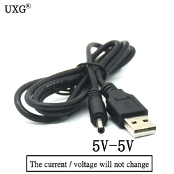 Universal USB to DC Power Boost Cable - 5V to 9V/12V Step - Up Converter with 3.5mm Plug - 1m (5V To 5V)