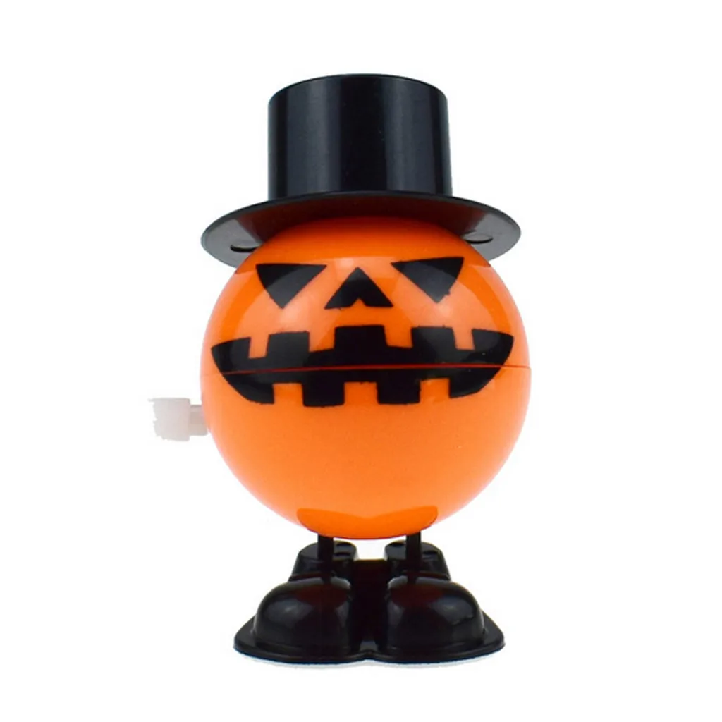 

Dazzling Halloween Wind-up Jumping Pumpkin Balls Kids Halloween Toys Trick or Treat Halloween Gift home decor D30816