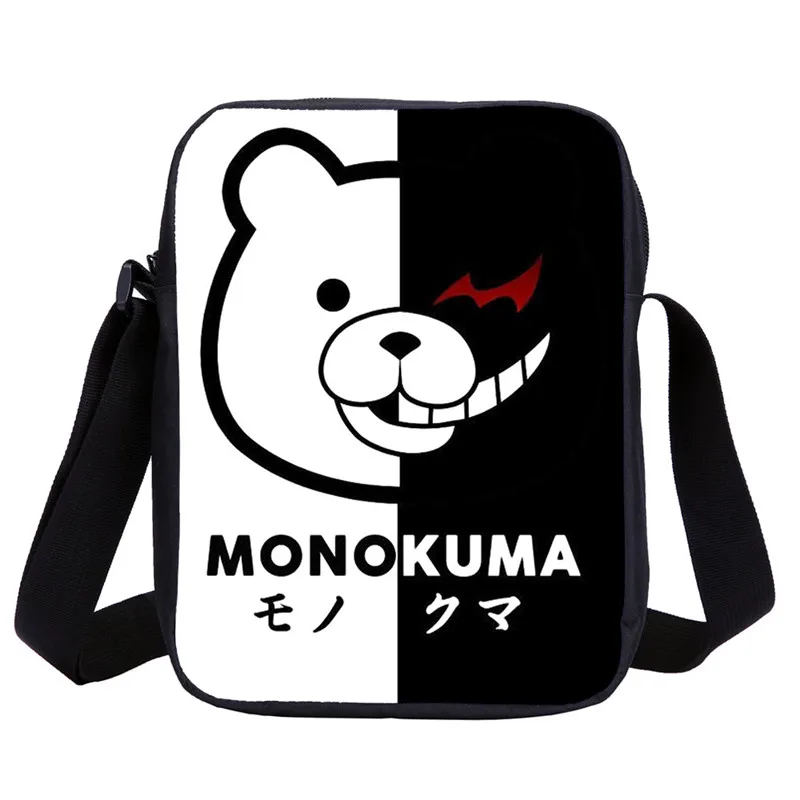 Новые Dangan Ronpa Danganronpa детские сумки-мессенджеры для мальчиков детские сумки-мессенджеры через плечо кошелек для девочек сумка на плечо маленькие женские сумки