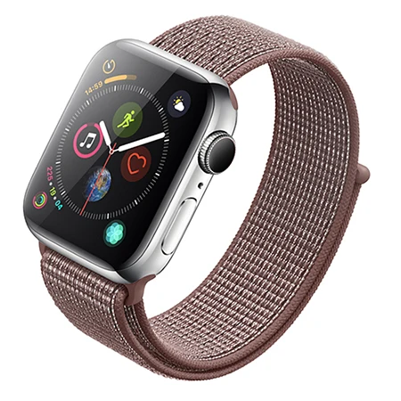 Нейлоновый ремешок для часов Apple watch Series 3 2 1 38 мм 42 мм ремешок дышащая сменная Спортивная петля для iwatch series 5 4 44 мм 40 мм - Цвет ремешка: color 23