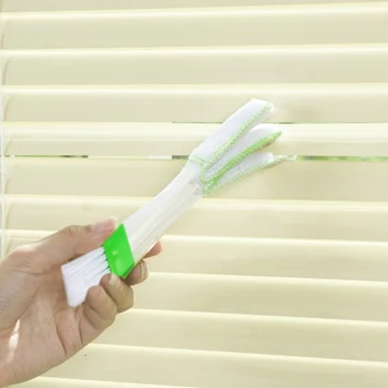 

1 Pcs Window Groove Double Versatile Cleaning Brush Outlet Cleaning Brush Cleaner Blinds Duster Household Multipurpose Brush