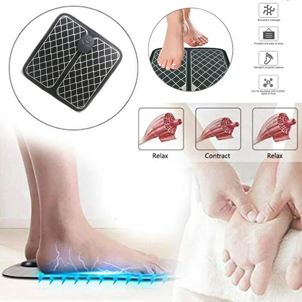 Automatic Foot Vibration Massage Machine Intelligent Household Foot Pad Massager Blood Circulation Machine