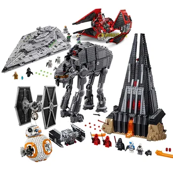 

79211 New Star Tie Fighter MicroFighters Wars The Rise of Skywalker With Building Blocks StarWars 75257 Toys For Children 75240
