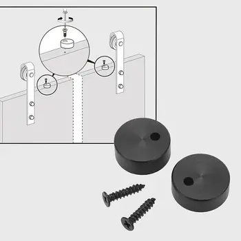 

Rollers Kit Stopper Anti Jump Pad Floor Guide Steel Sliding Bam Door Tools Parts
