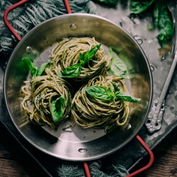 

Stainless Steel Paella Pan Spanish Seafood Frying Pot Non-Stick Frying Pot Kitchen Fried Chicken Fruit Plate Cooking Tool 24cm