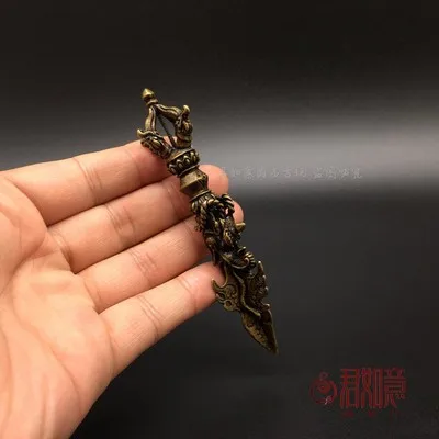 Непальский латунный Тантрический буддийский изделия(Jingang Pestle