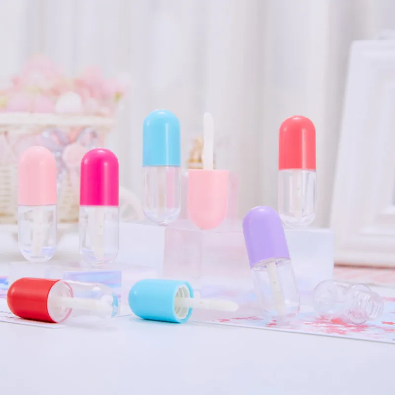 

30/50pcs 3ml Empty Lip Gloss Tube Sample Bottles Cosmetic Containers Lipstick Lipgloss Packing Bottle Capsule Lip Gloss Bottle