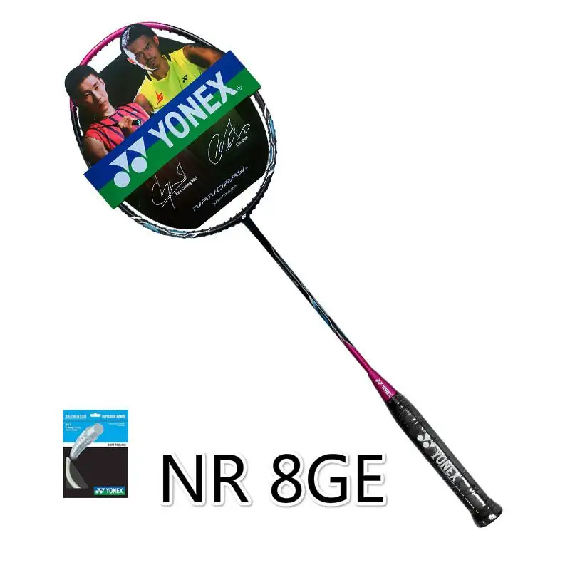 Yonex Nanoray D1 D8ge Nr 20 ракетка для бадминтона Yy Raquete легкие ракетки для бадминтона из углеродного волокна - Цвет: NR 8GE
