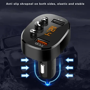

Mp3 Player Music Car USB Wireless Bluetooth Receiver High Sound Quality Lossless Fast Charge Multi-function Charger For Car